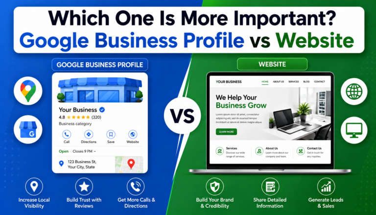 Google Business Profile vs Website: Which Is More Important?