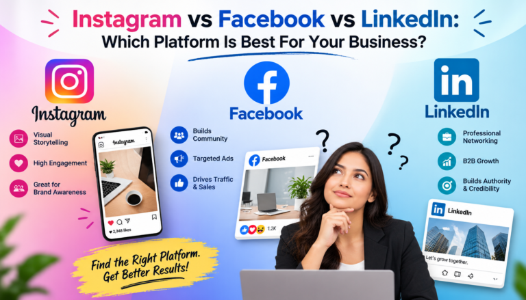 Instagram vs Facebook vs LinkedIn: Which Platform Is Best For Your Business?